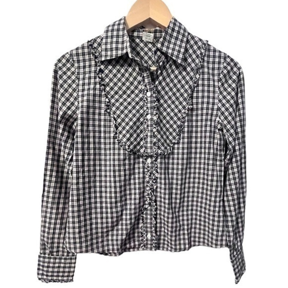 J Crew Plaid Button Down Shirt